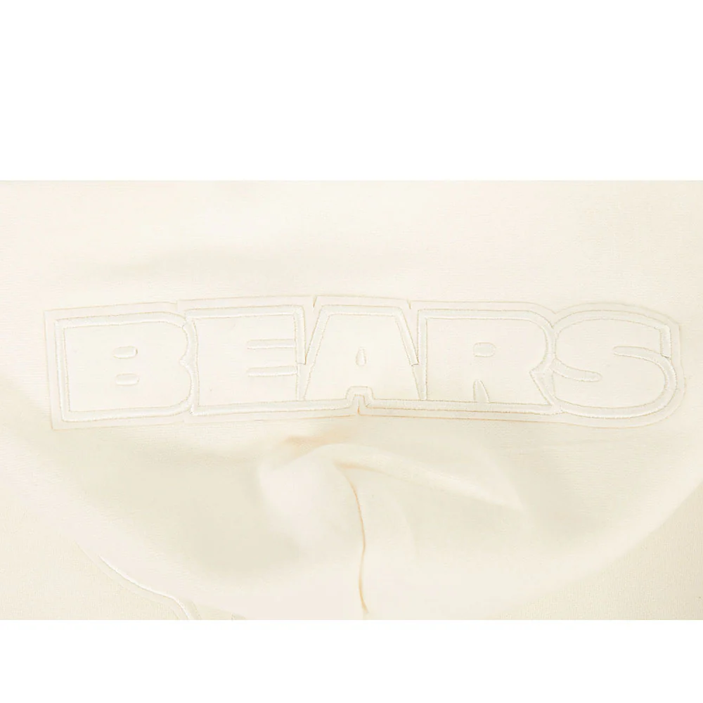 NFL CHICAGO BEARS CALEB WILLIAMS #18 NEUTRAL MEN'S DROP SHOULDER FLC (EGGSHELL) - Image 6