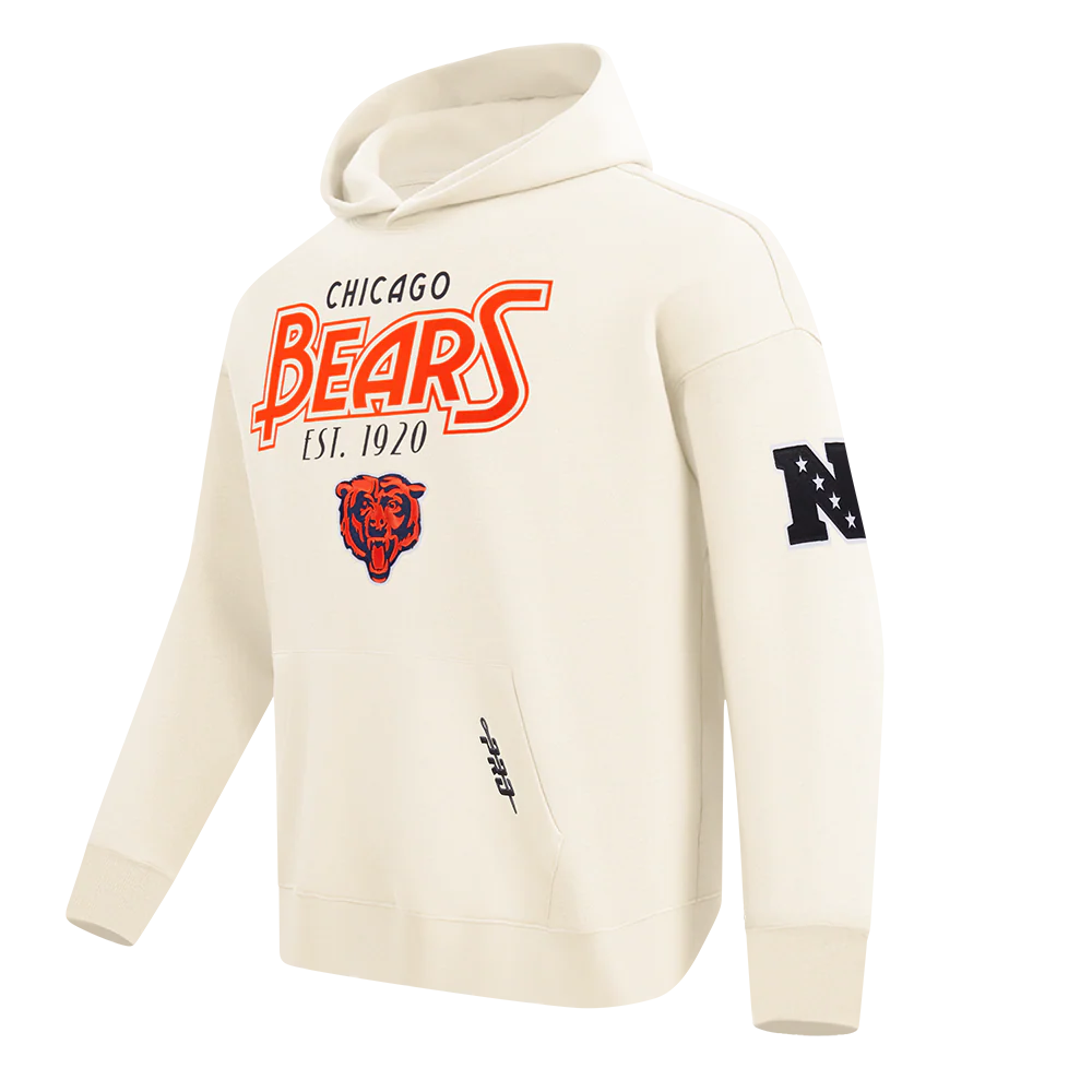 NFL CHICAGO BEARS PARADISE MEN'S PULL OVER HOODIE (EGGSHELL) - Image 3