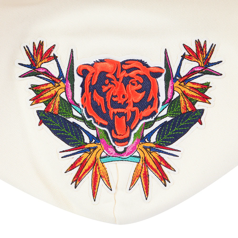 NFL CHICAGO BEARS PARADISE MEN'S PULL OVER HOODIE (EGGSHELL) - Image 9