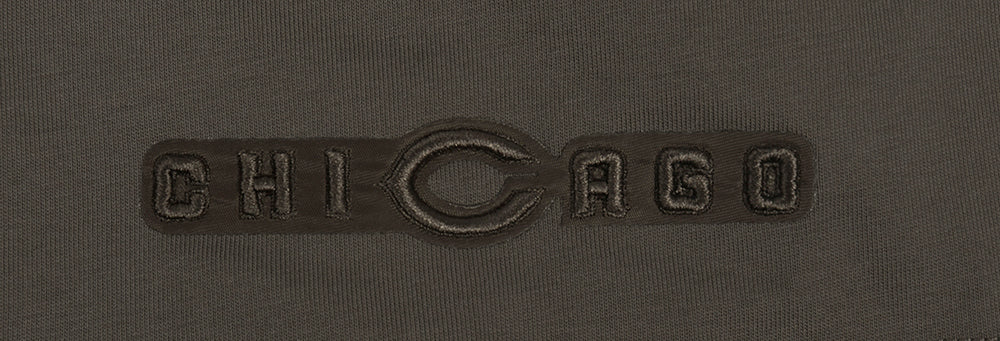 NFL CHICAGO BEARS NEUTRAL MEN'S DROP SHOULDER PULLOVER HOODIE (DARK TAUPE) - Image 6