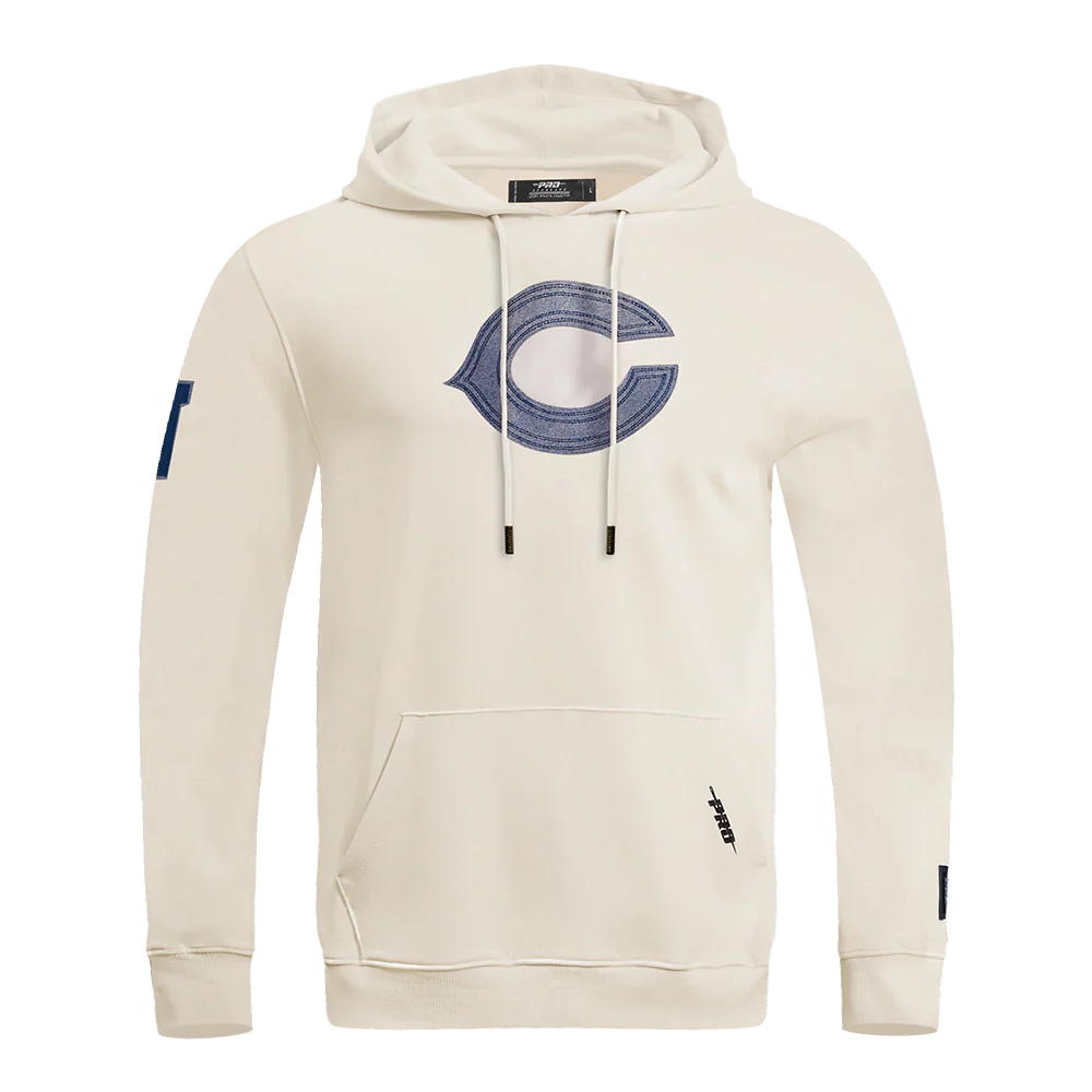 NFL CHICAGO BEARS VARSITY BLUES MEN'S PULLOVER HOODIE (LINEN)