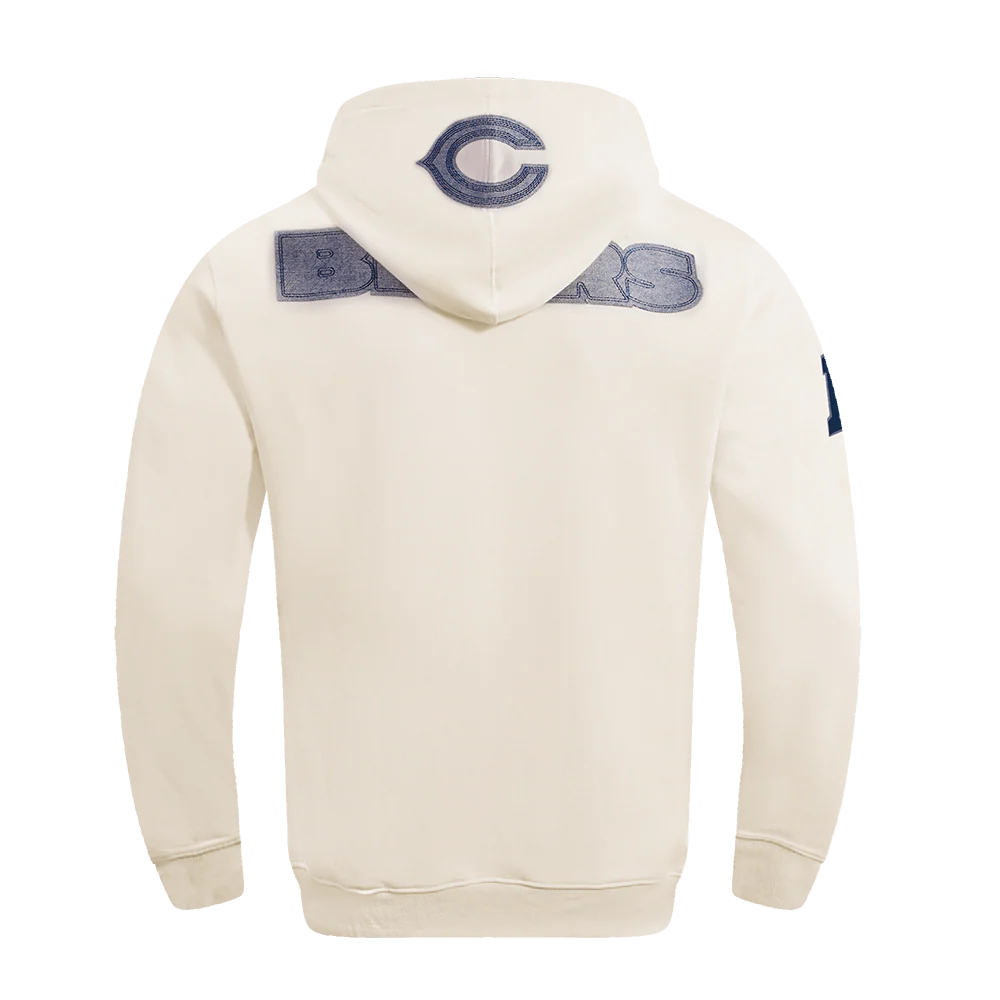 NFL CHICAGO BEARS VARSITY BLUES MEN'S PULLOVER HOODIE (LINEN) - Image 3
