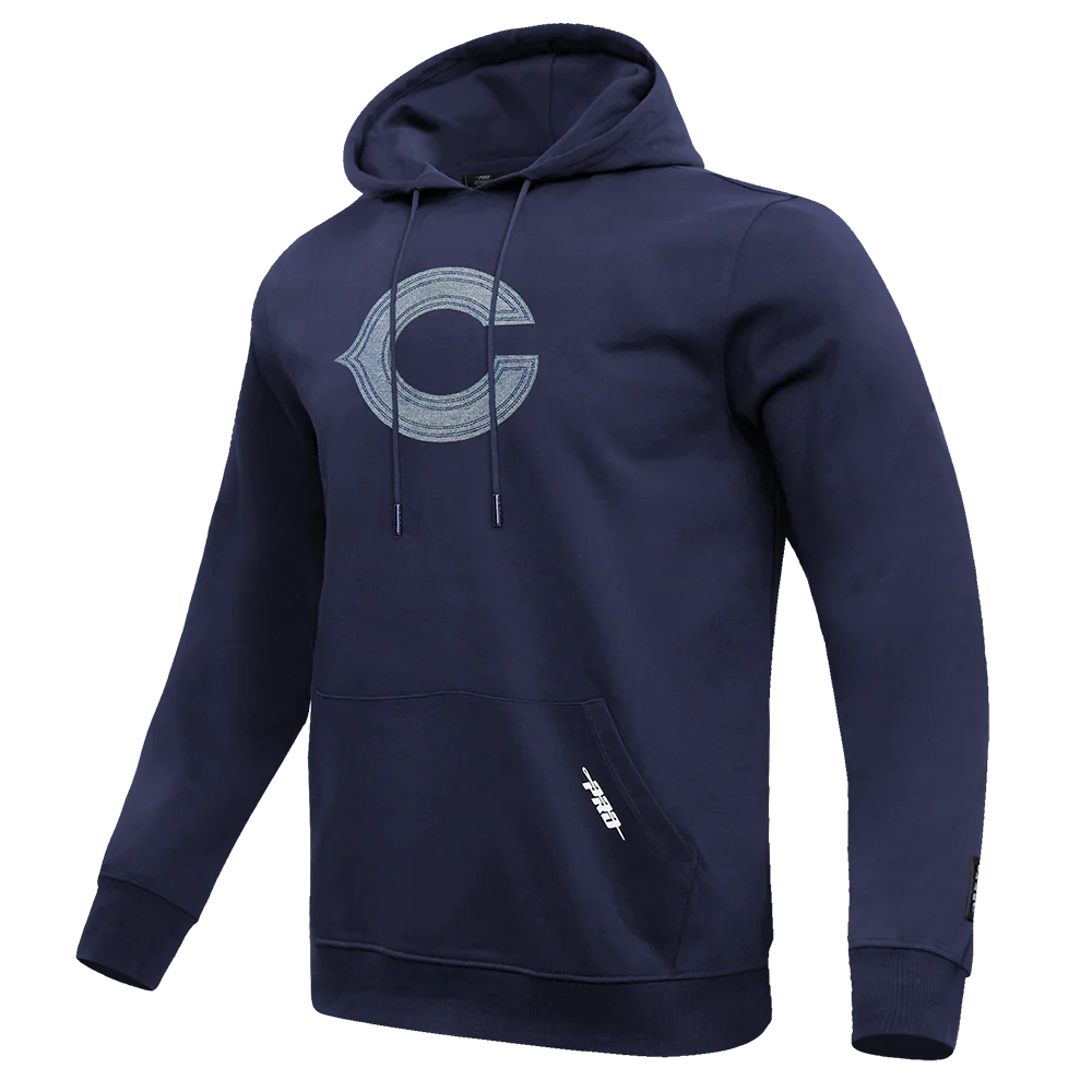 NFL CHICAGO BEARS VARSITY BLUES MEN'S PULLOVER HOODIE (MIDNIGHT NAVY) - Image 2
