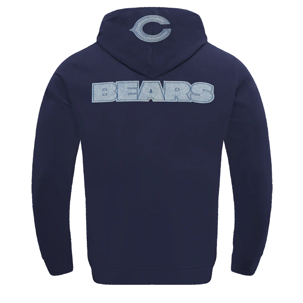 NFL CHICAGO BEARS VARSITY BLUES MEN'S PULLOVER HOODIE (MIDNIGHT NAVY) - Image 3