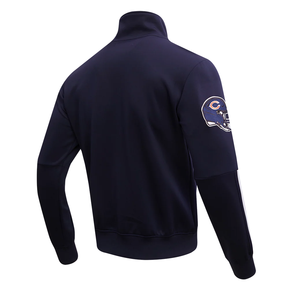 NFL CHICAGO BEARS CLASSIC MEN'S TRACK JACKET (MIDNIGHT NAVY) - Image 3
