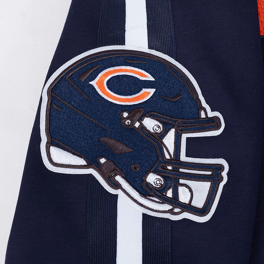 NFL CHICAGO BEARS PRO GAME DAY MEN'S DBL KNIT JACKET (MIDNIGHT NAVY/WHITE) - Image 18