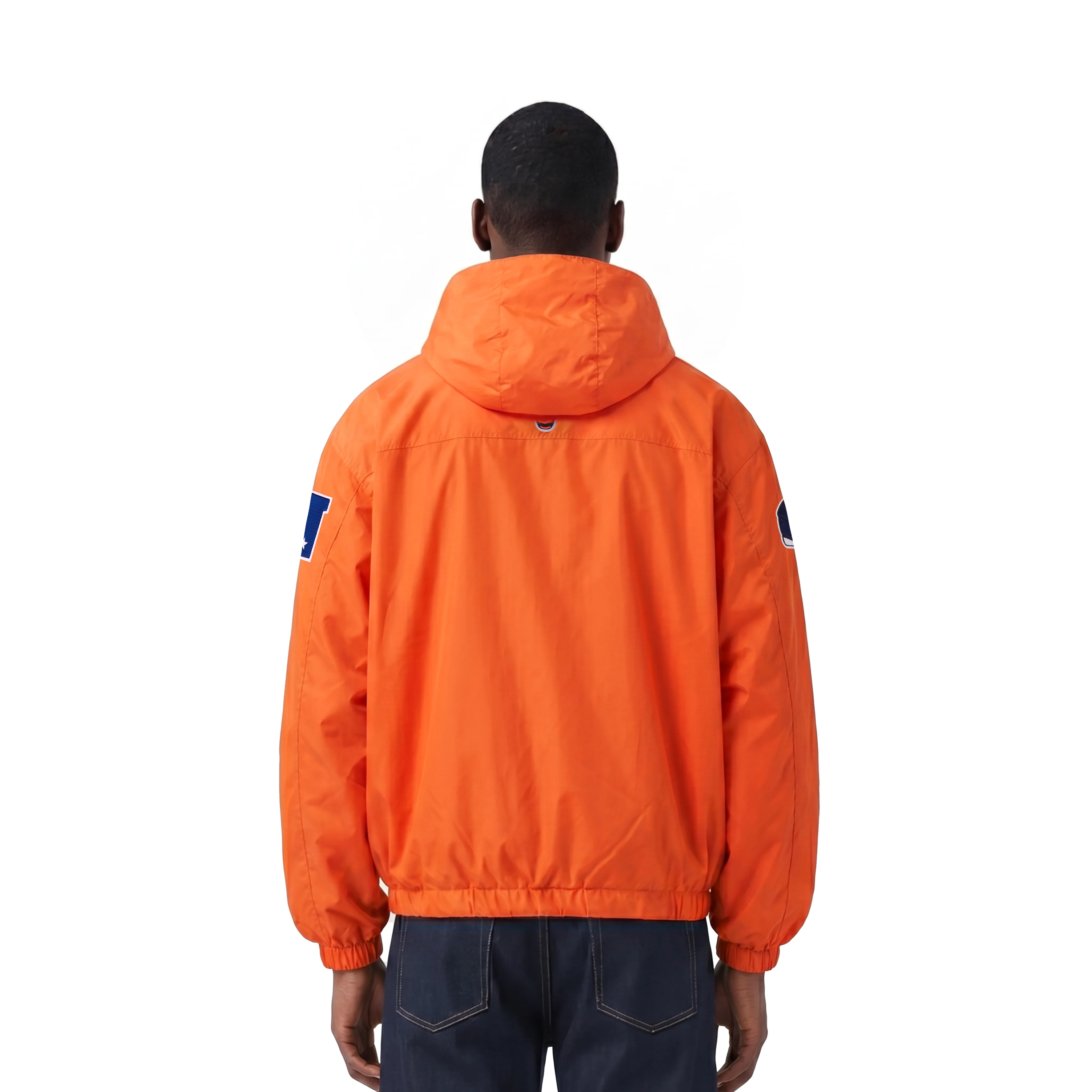 NFL CHICAGO BEARS PRE GAME MEN'S JACKET (ORANGE) - Image 3