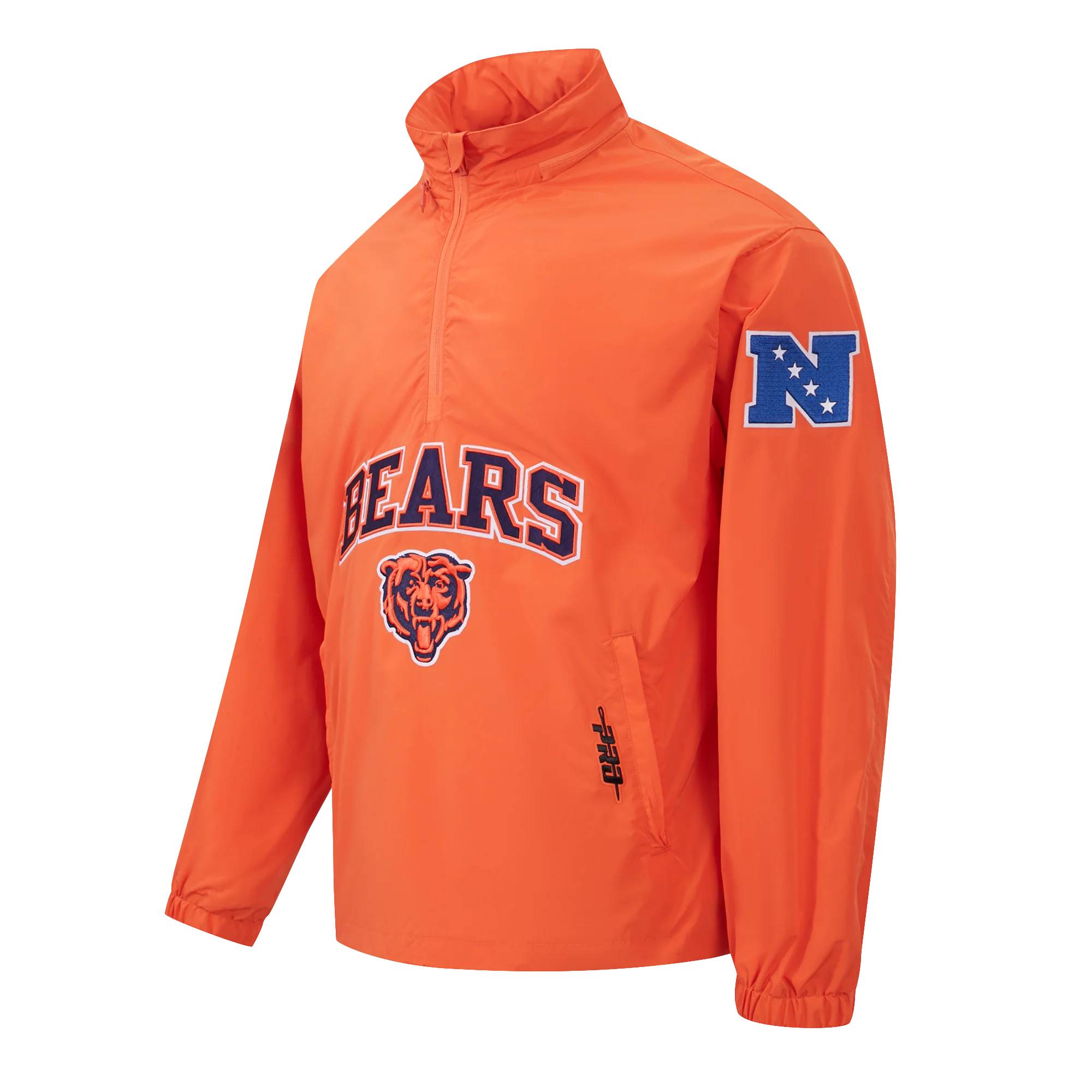 NFL CHICAGO BEARS PRE GAME MEN'S JACKET (ORANGE) - Image 5