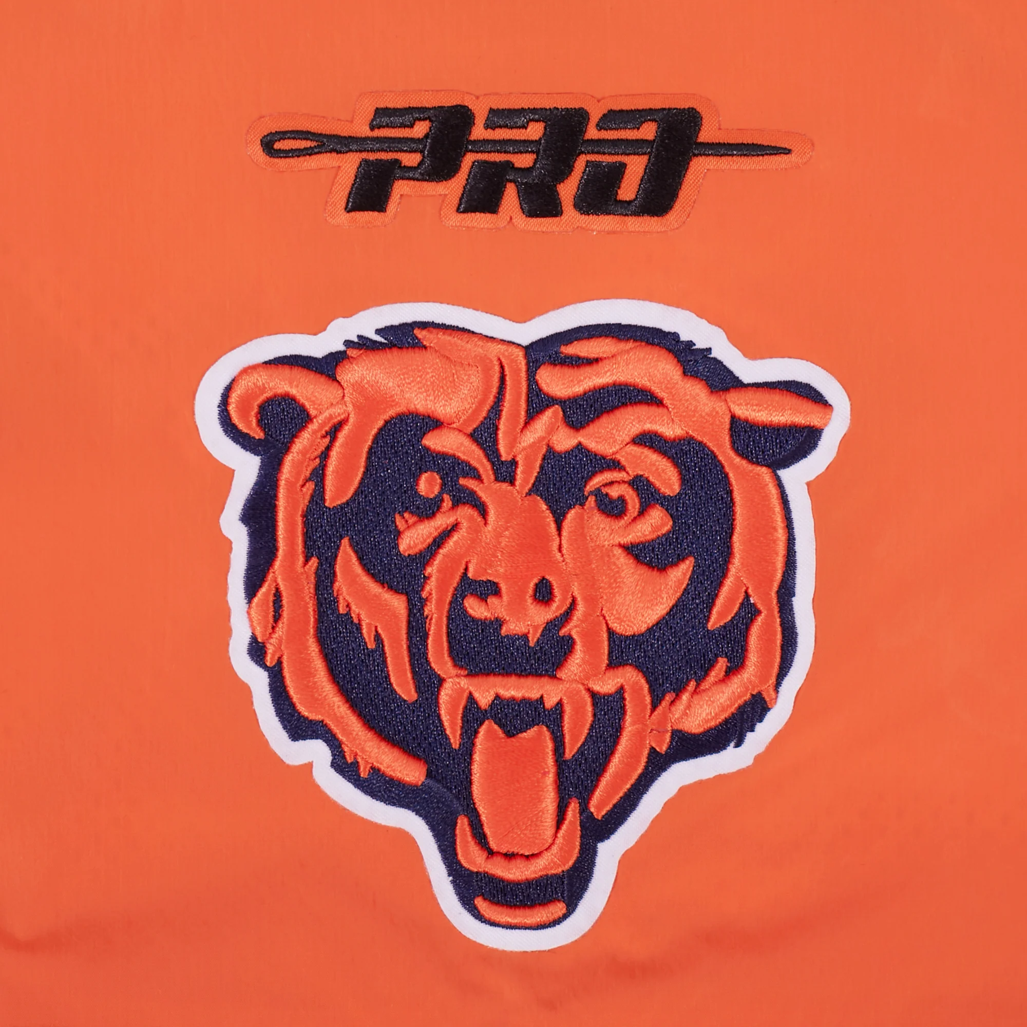 NFL CHICAGO BEARS PRE GAME MEN'S JACKET (ORANGE) - Image 7