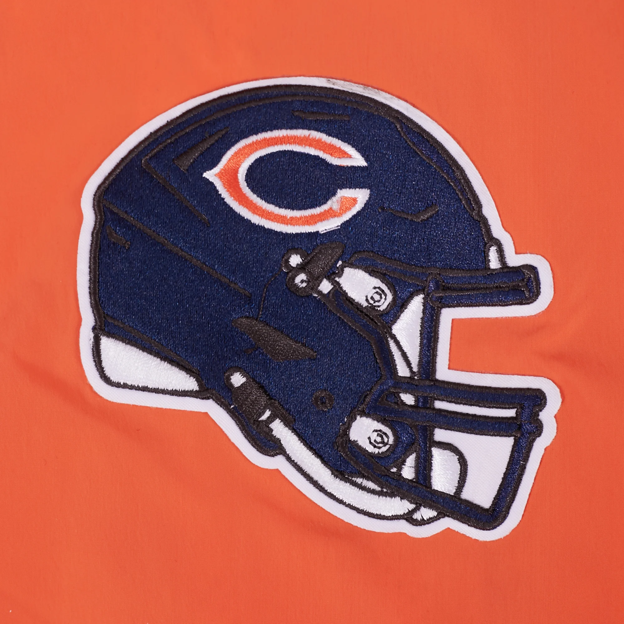 NFL CHICAGO BEARS PRE GAME MEN'S JACKET (ORANGE) - Image 8