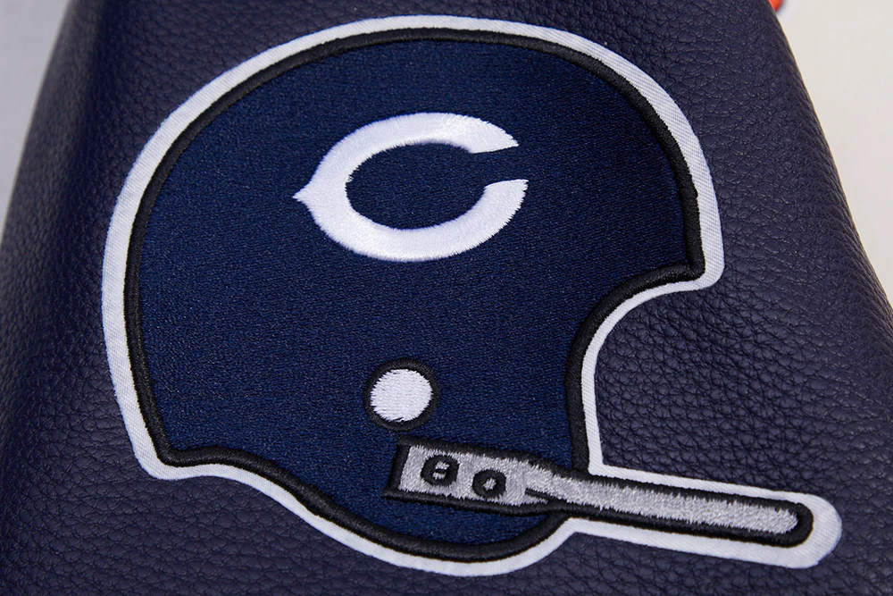 NFL CHICAGO BEARS RETRO CLASSIC MEN'S RIB WOOL VARSITY JACKET (EGGSHELL/MIDNIGHT NAVY) - Image 13