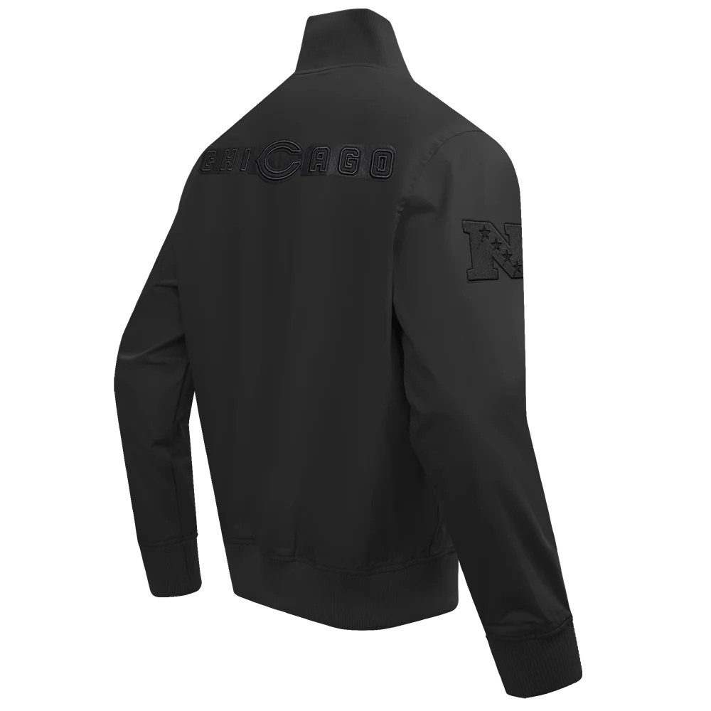 NFL CHICAGO BEARS NEUTRAL TWILL JACKET (BLACK) - Image 3