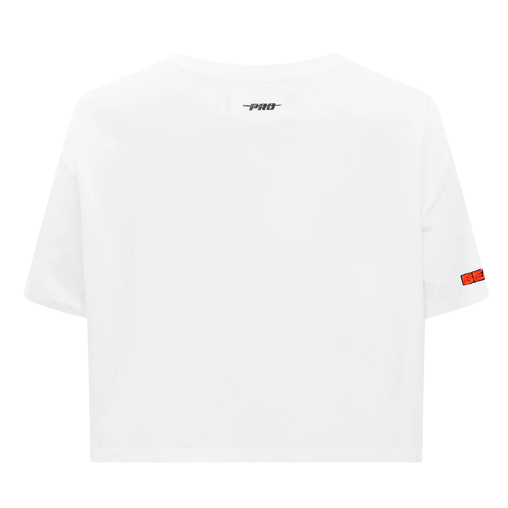NFL CHICAGO BEARS SCRIPT TAIL WOMEN'S SJ BOXY TEE (WHITE) - Image 7