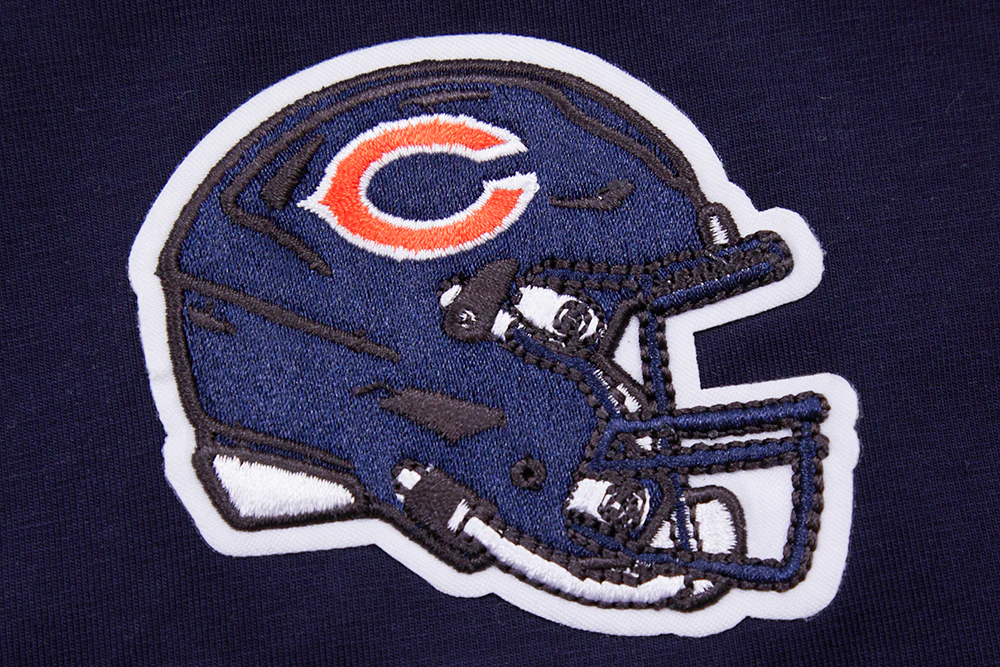 NFL CHICAGO BEARS CLASSIC SHORT SLEEVE WOMEN'S SINGLE JERSEY SLIM FIT TEE (MIDNIGHT NAVY) - Image 6