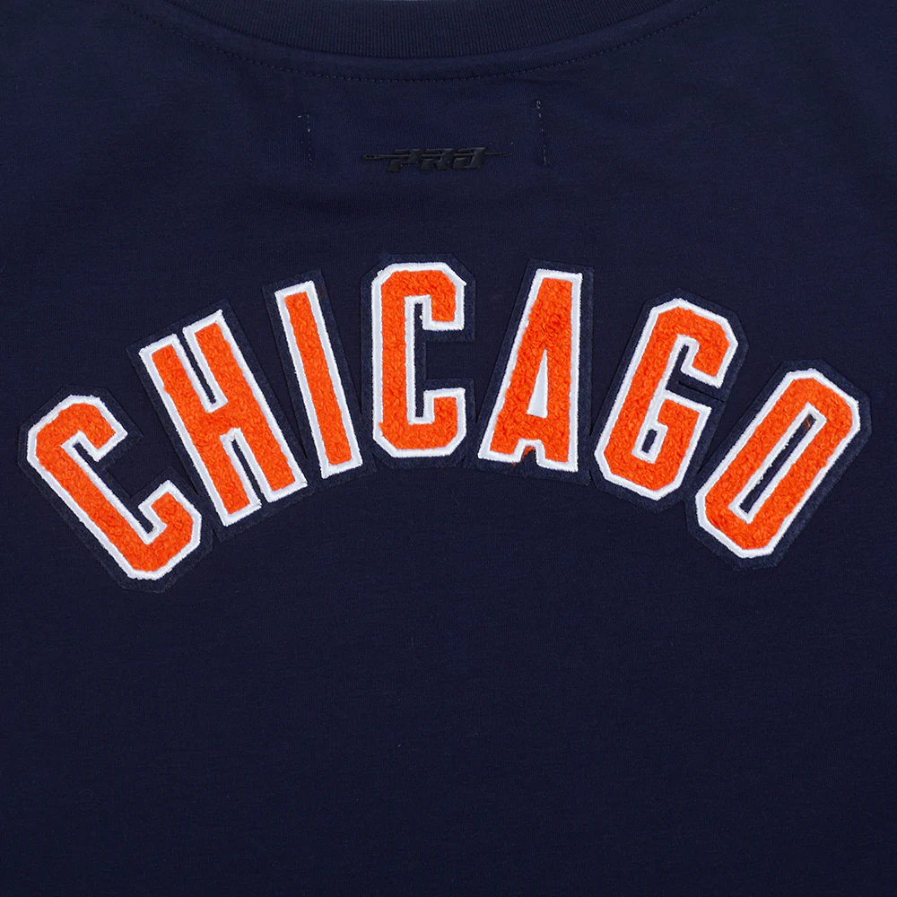 NFL CHICAGO BEARS CLASSIC WOMEN'S SINGLE JERSEY BOXY TEE (MIDNIGHT NAVY) - Image 7