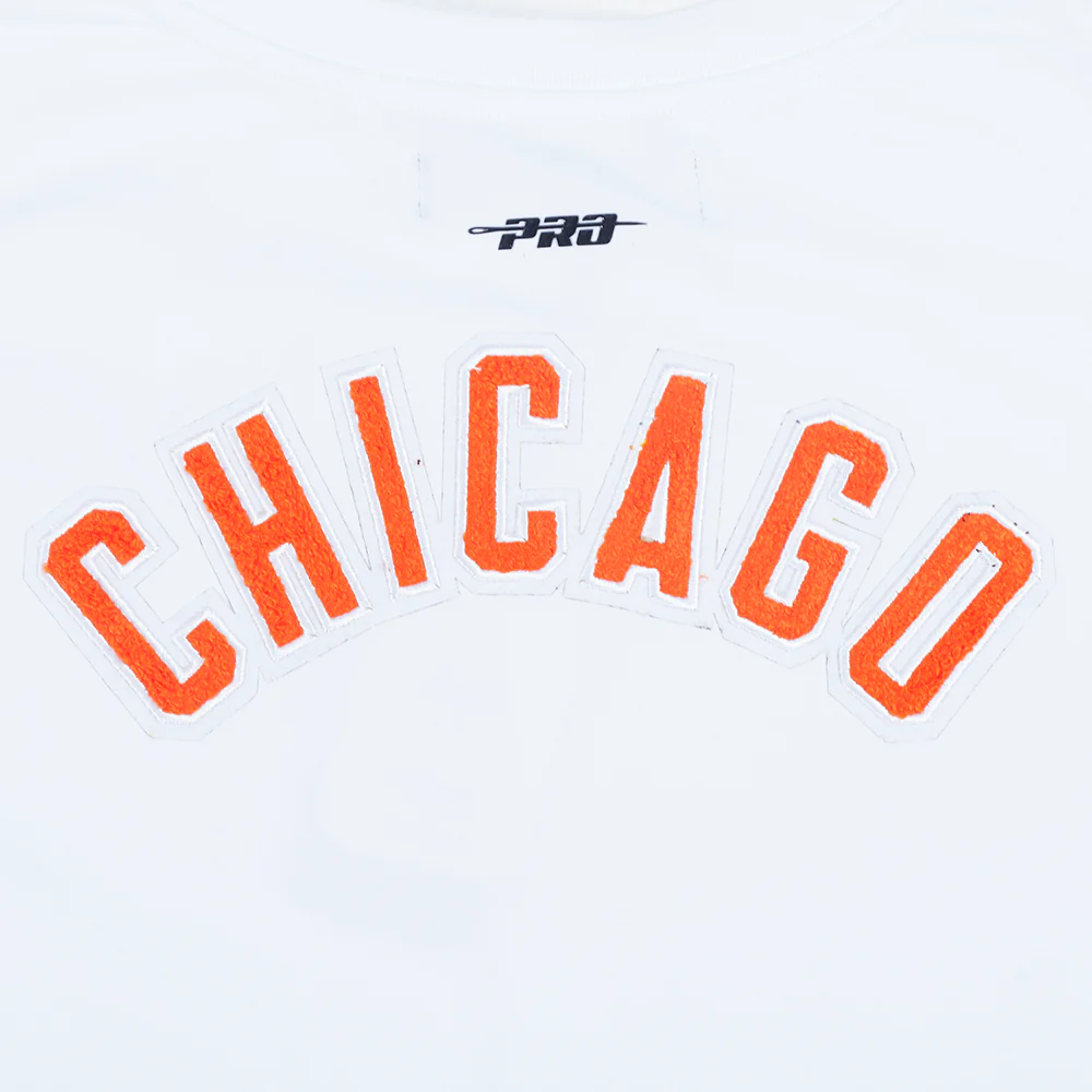 NFL CHICAGO BEARS CLASSIC WOMEN'S SINGLE JERSEY BOXY TEE (WHITE) - Image 7