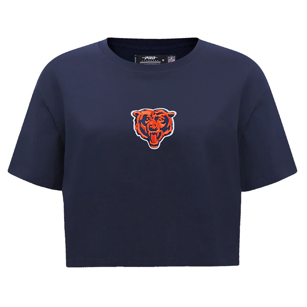 NFL CHICAGO BEARS WINGSPAN WOMEN'S SJ BOXY TEE (MIDNIGHT NAVY) - Image 3