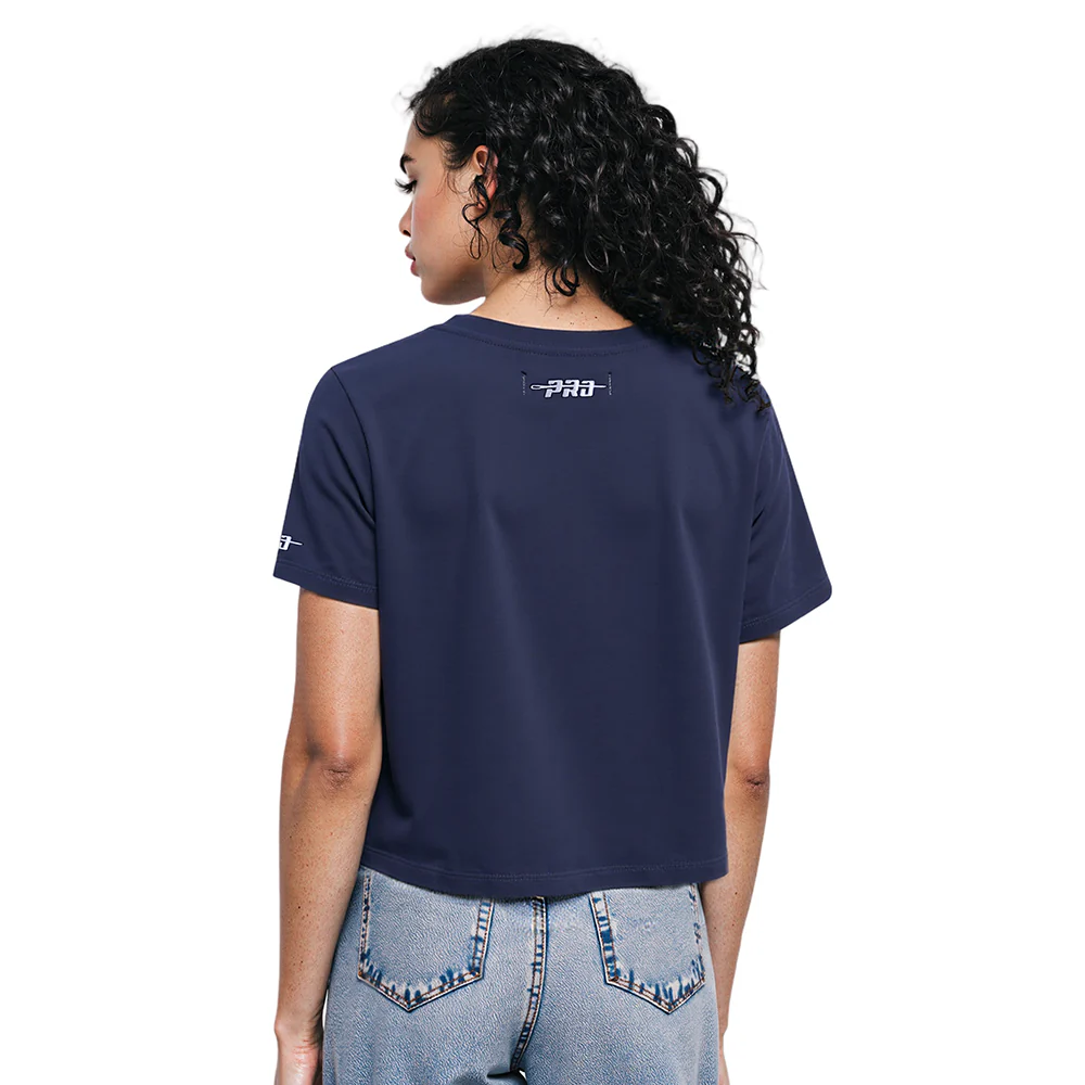 NFL CHICAGO BEARS RETRO ELEVATION WOMEN'S SINGLE JERSEY BOXY TEE (MIDNIGHT NAVY) - Image 2