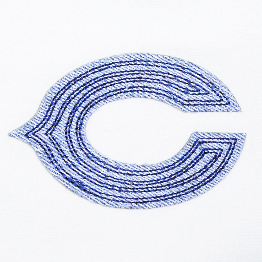NFL CHICAGO BEARS VARSITY BLUES WOMEN'S BOXY TEE (LINEN) - Image 6