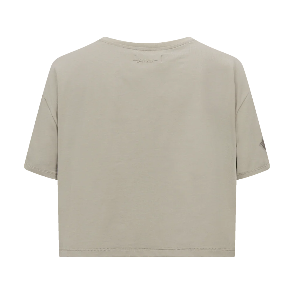 NFL CHICAGO BEARS NEUTRAL SINGLE JERSEY BOXY TEE\ (TAUPE) - Image 3