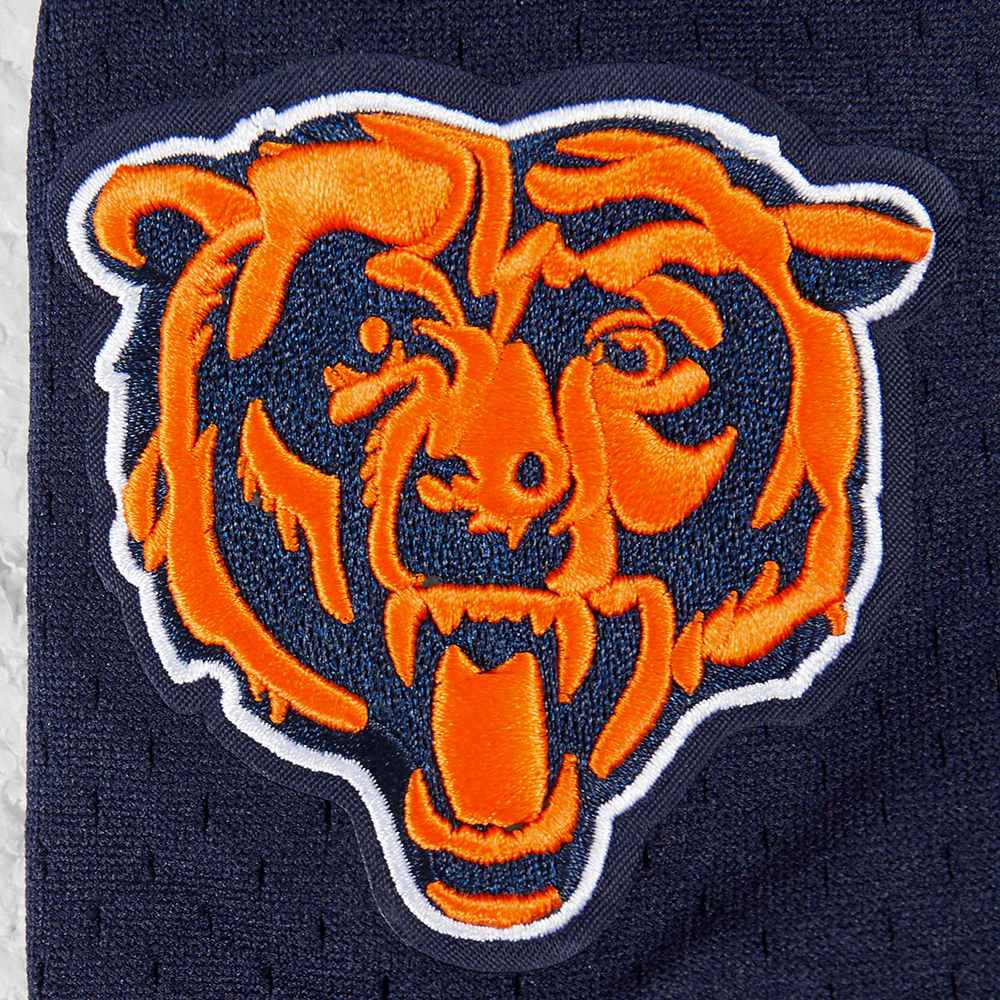 NFL CHICAGO BEARS CLASSIC BIG BOYS SHORT SLEEVE MESH TEE (MIDNIGHT NAVY/ORANGE) - Image 6