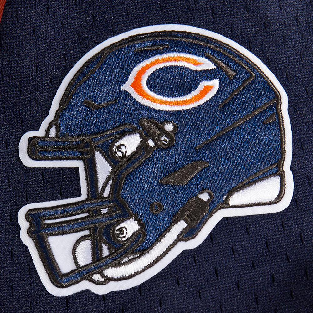 NFL CHICAGO BEARS CLASSIC BIG BOYS SHORT SLEEVE MESH TEE (MIDNIGHT NAVY/ORANGE) - Image 7