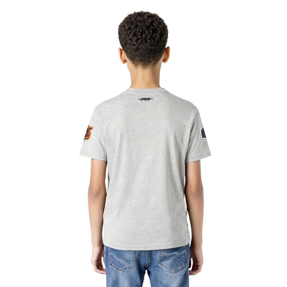 NFL CHICAGO BEARS CLASSIC BIG BOY'S SJ TEE (HEATHER GREY) - Image 2