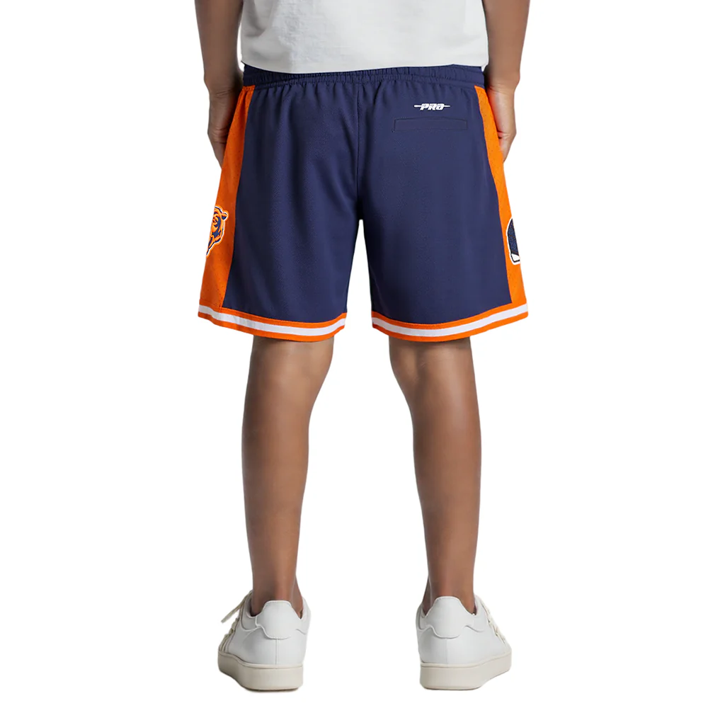 NFL CHICAGO BEARS CLASSIC BIG BOYS FLEECE 2.0 SHORT (MIDNIGHT NAVY/ORANGE) - Image 12