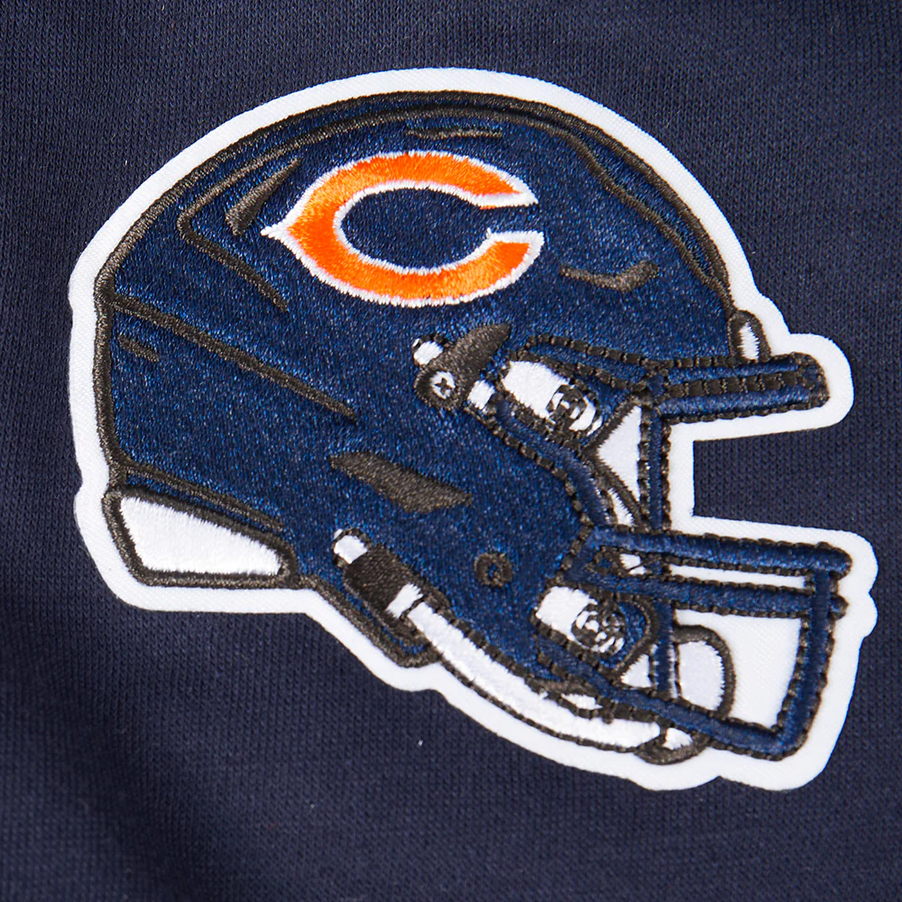 NFL CHICAGO BEARS CLASSIC BIG BOYS FLEECE PULLOVER HOODIE (MIDNIGHT NAVY) - Image 6