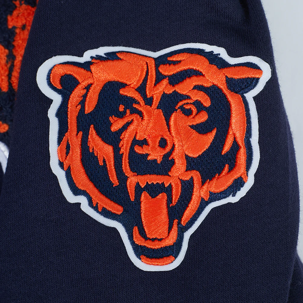 NFL CHICAGO BEARS CLASSIC BIG BOY'S FLC FZ PO HOODIE (MIDNIGHT NAVY) - Image 7