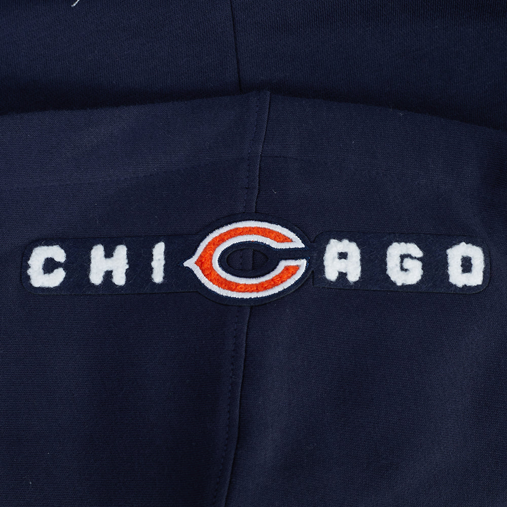 NFL CHICAGO BEARS CLASSIC BIG BOY'S FLC FZ PO HOODIE (MIDNIGHT NAVY) - Image 8
