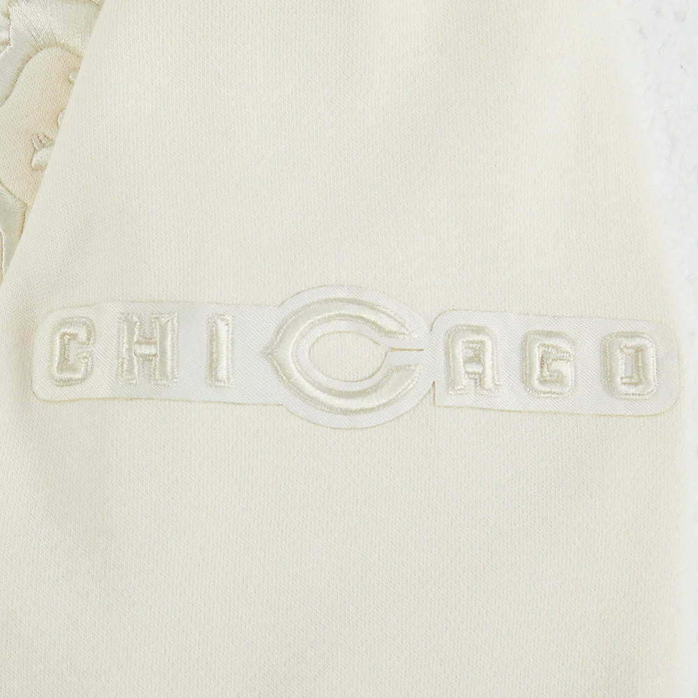 NFL CHICAGO BEARS NEUTRAL BIG BOYS FLEECE PULLOVER HOODIE (EGGSHELL) - Image 14