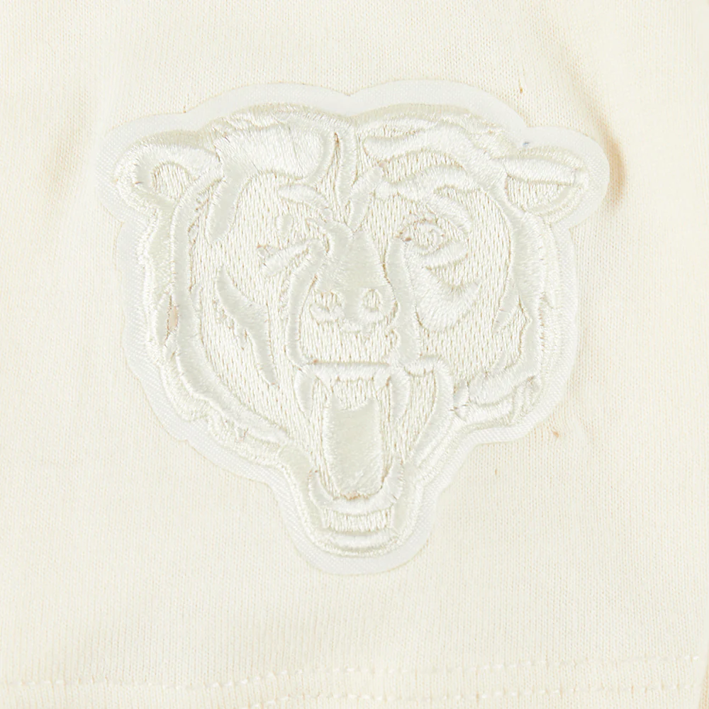 NFL CHICAGO BEARS NEUTRAL BIG GIRLS SHORT SLEEVE BOXY TEE (EGGSHELL) - Image 6