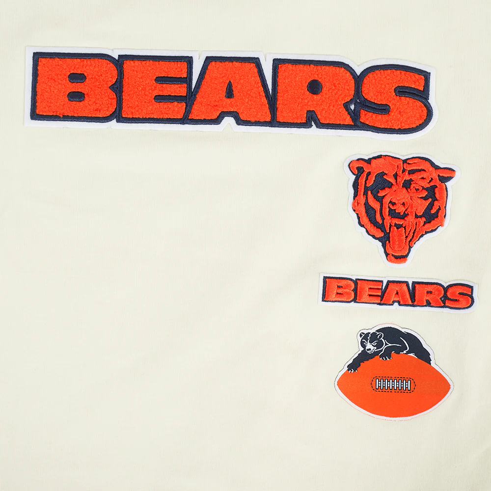 NFL CHICAGO BEARS RETRO CLASSIC BIG GIRL'S SS BOXY TEE (EGGSHELL) - Image 5