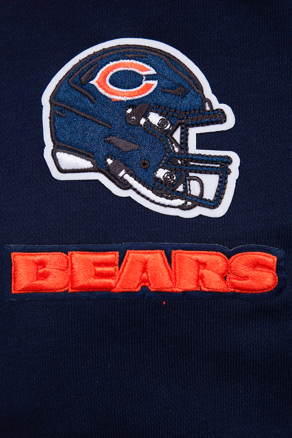 NFL CHICAGO BEARS CLASSIC WOMEN'S FLEECE CROPPED PULLOVER HOODIE (MIDNIGHT NAVY) - Image 6