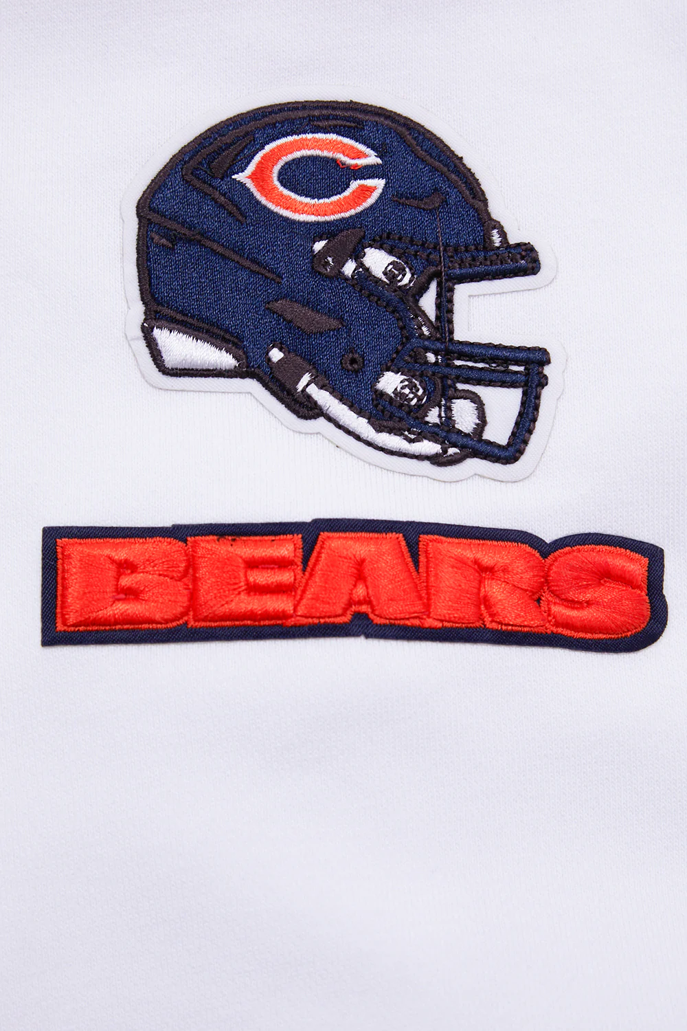 NFL CHICAGO BEARS CLASSIC FLEECE CROPPED PULLOVER HOODIE (WHITE) - Image 6