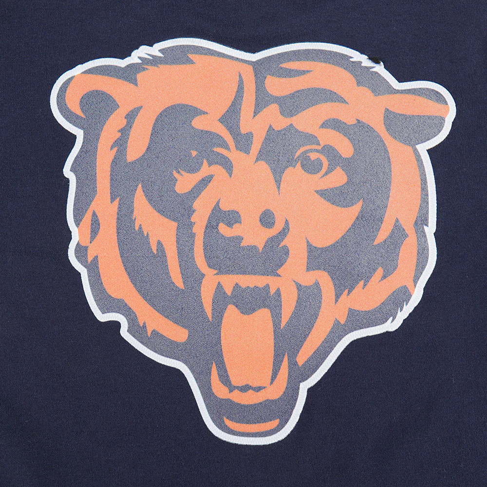 NFL CHICAGO BEARS CLASSIC LITTLE BOYS SHORT SLEEVE MESH TEE (MIDNIGHT NAVY/ORANGE) - Image 10