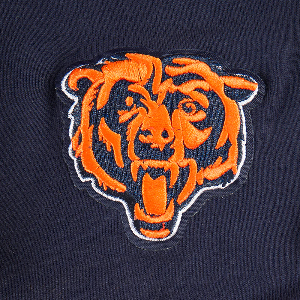 NFL CHICAGO BEARS CLASSIC LITTLE BOYS SHORT SLEEVE MESH TEE (MIDNIGHT NAVY/ORANGE) - Image 9