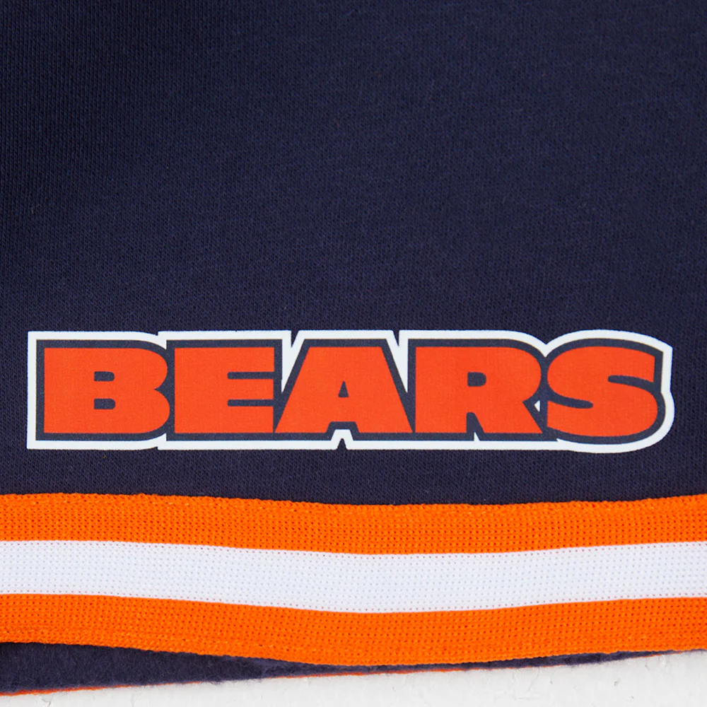 NFL CHICAGO BEARS CLASSIC LITTLE BOYS FLEECE 2.0 SHORT (MIDNIGHT NAVY/ORANGE) - Image 9