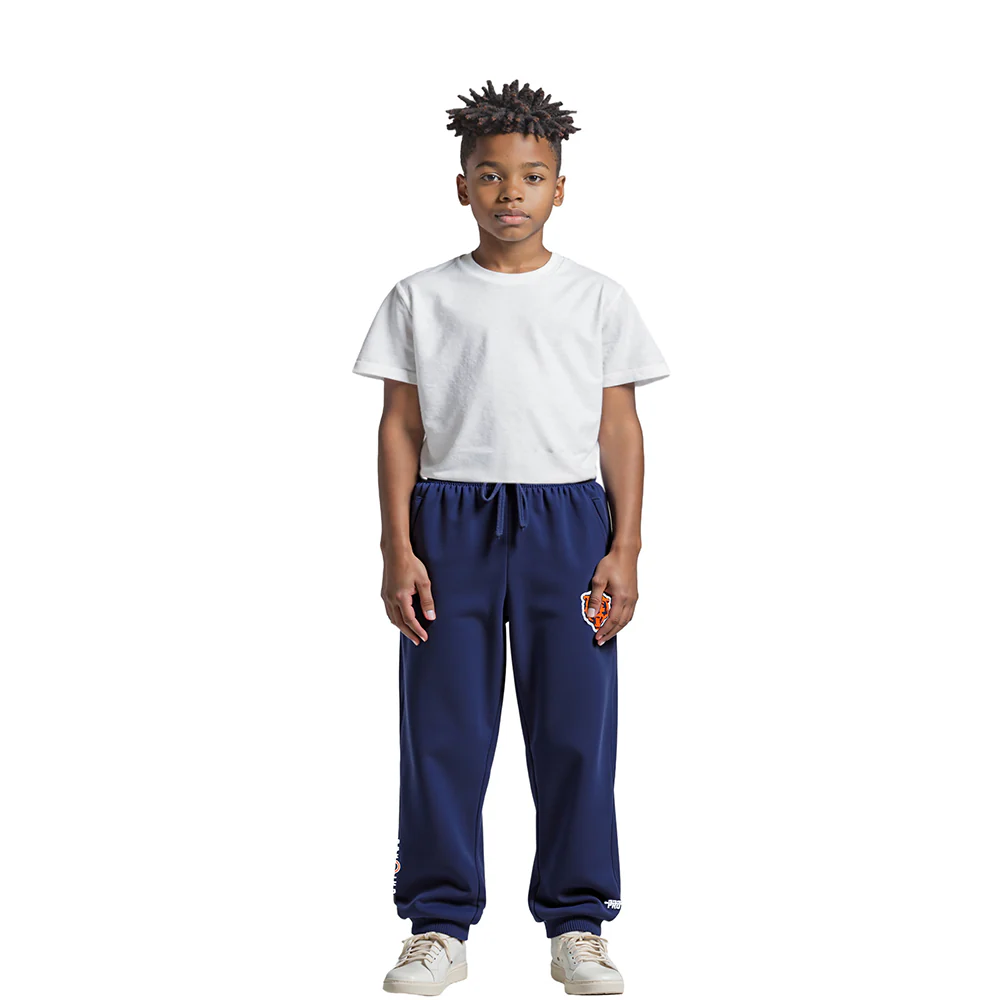 NFL CHICAGO BEARS CLASSIC CHENILLE LITTLE BOY'S FLEECE SWEATPANT (MIDNIGHT NAVY) - Image 3