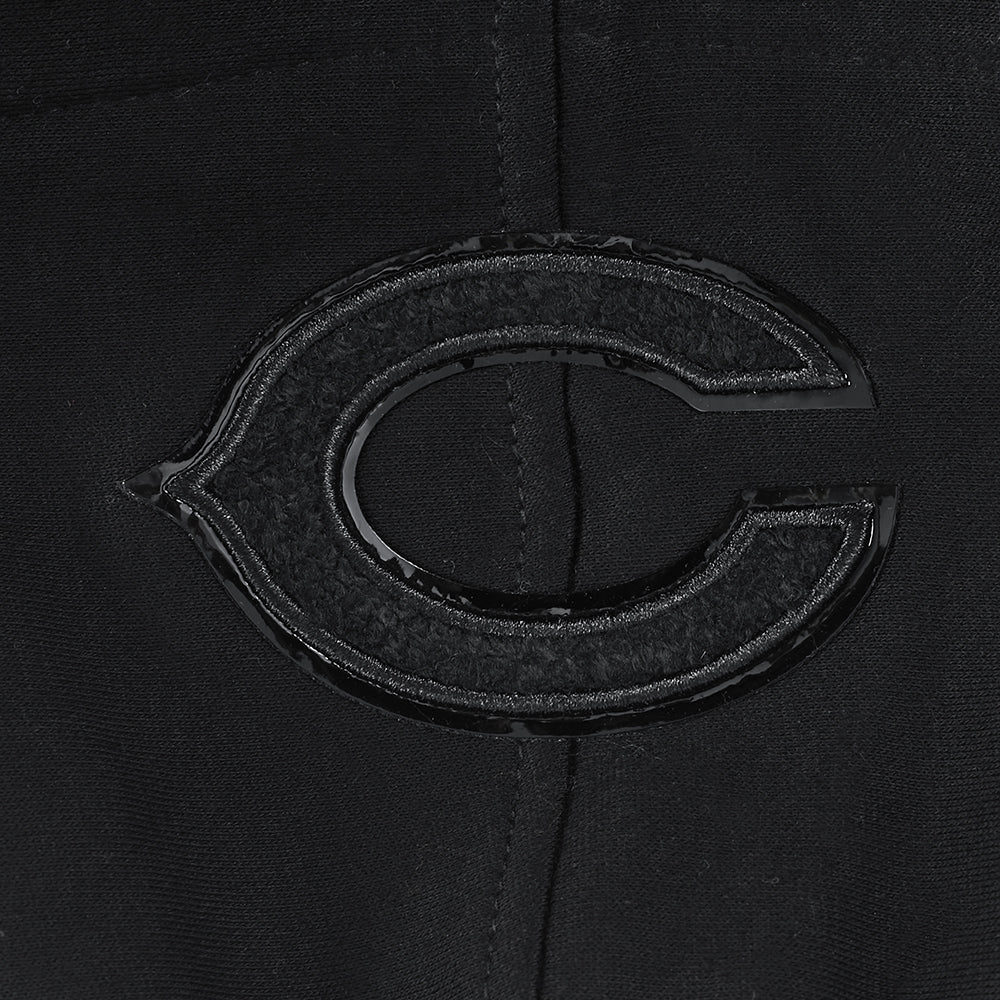NFL CHICAGO BEARS TRIPLE BLACK LITTLE BOYS FLEECE PULLOVER HOODIE (BLACK) - Image 7