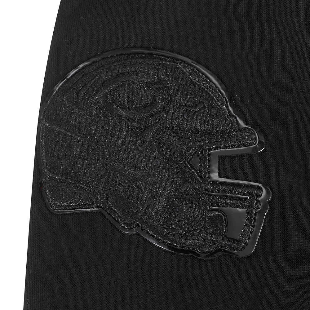 NFL CHICAGO BEARS TRIPLE BLACK LITTLE BOYS FLEECE PULLOVER HOODIE (BLACK) - Image 8