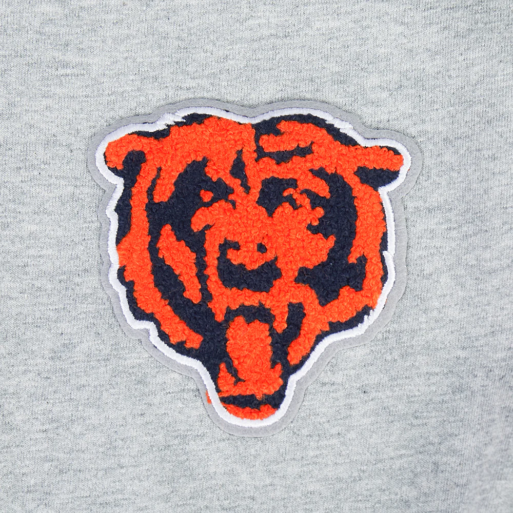 NFL CHICAGO BEARS CLASSIC LITTLE GIRL'S SS BOXY TEE (HEATHER GREY) - Image 5