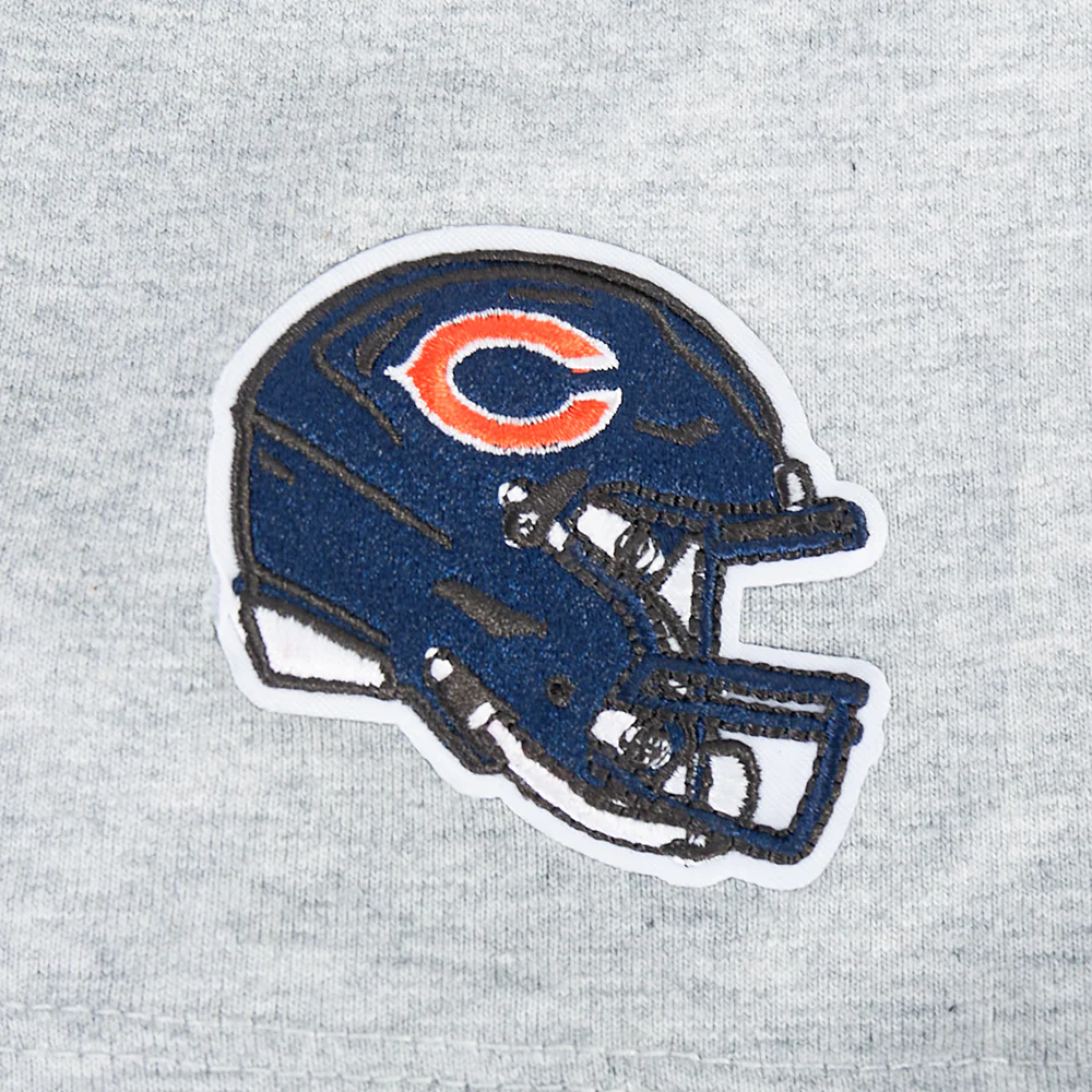 NFL CHICAGO BEARS CLASSIC LITTLE GIRL'S SS BOXY TEE (HEATHER GREY) - Image 6