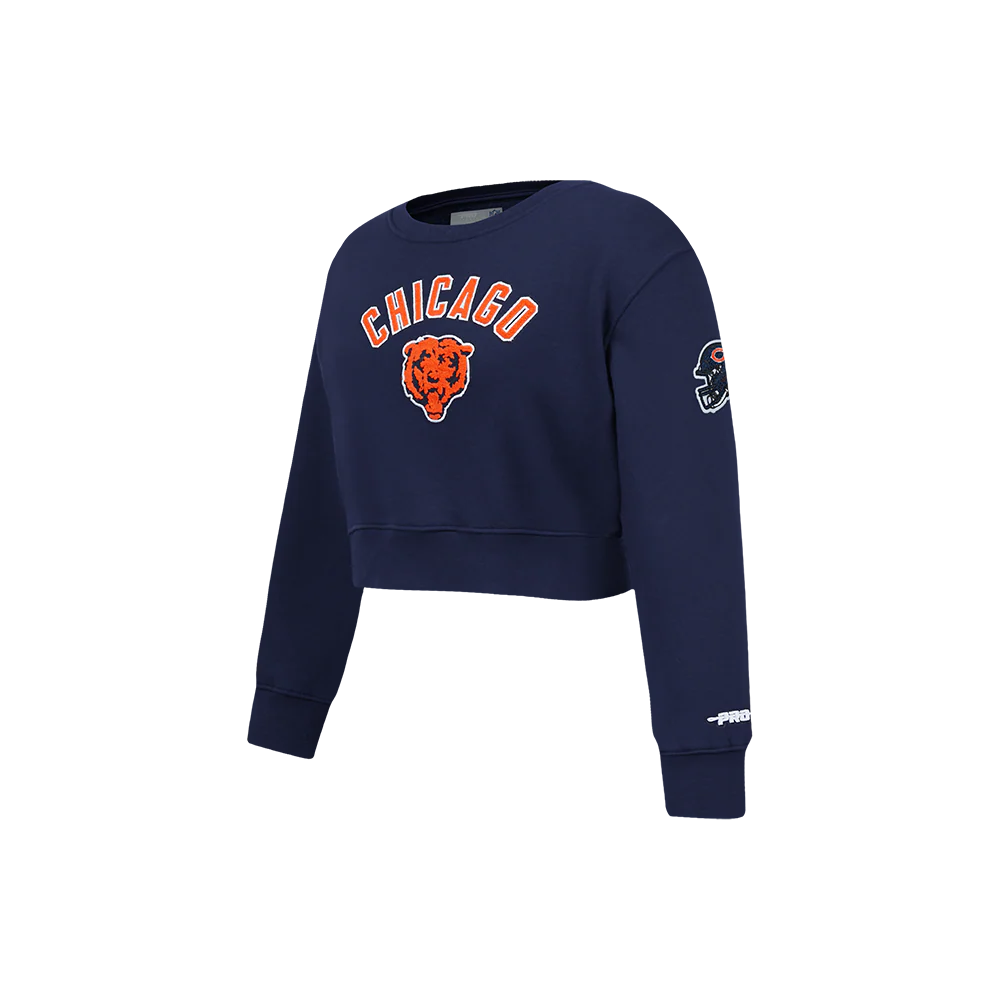NFL CHICAGO BEARS CLASSIC LITTLE GIRL'S FLC CREWNECK (MIDNIGHT NAVY) - Image 3