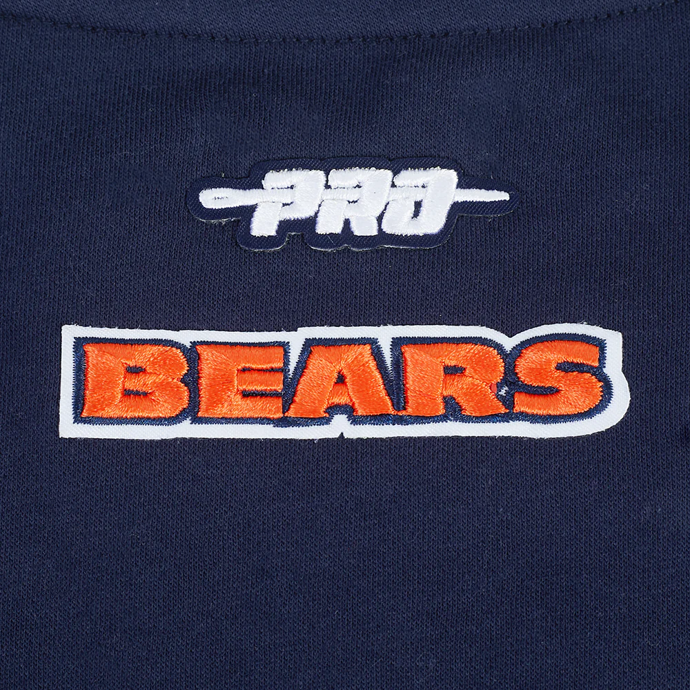 NFL CHICAGO BEARS CLASSIC LITTLE GIRL'S FLC CREWNECK (MIDNIGHT NAVY) - Image 6