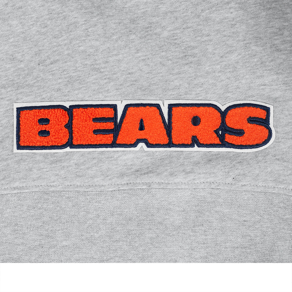 NFL CHICAGO BEARS CLASSIC LITTLE GIRL'S FLC FZ HOODIE (HEATHER GREY) - Image 5