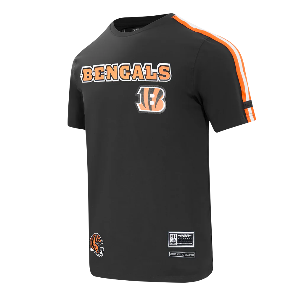 NFL CINCINNATI BENGALS CLASSIC MESH SJ STRIPED TEE (BLACK/ORANGE) - Image 10