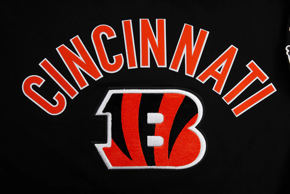 NFL CINCINNATI BENGALS CLASSIC BRISTLE MEN'S TEE (BLACK) - Image 5
