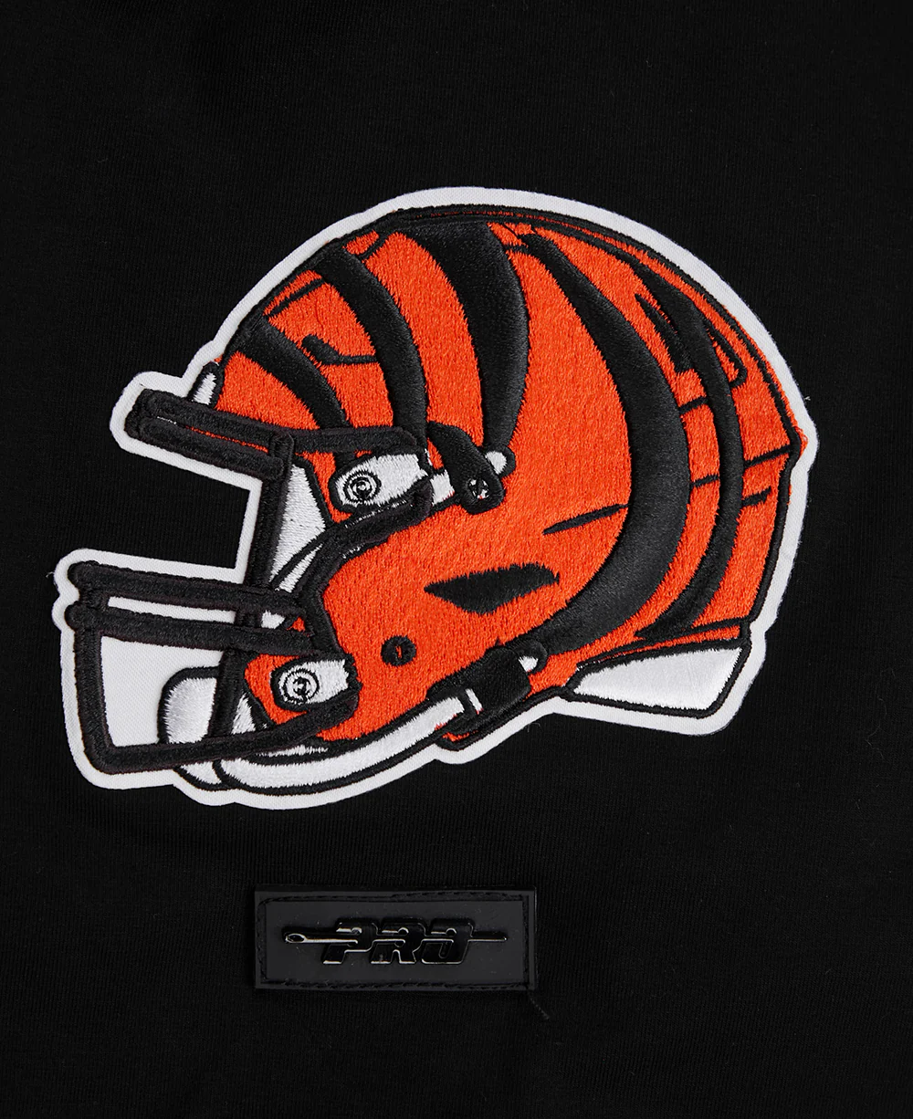 NFL CINCINNATI BENGALS CLASSIC BRISTLE MEN'S TEE (BLACK) - Image 6